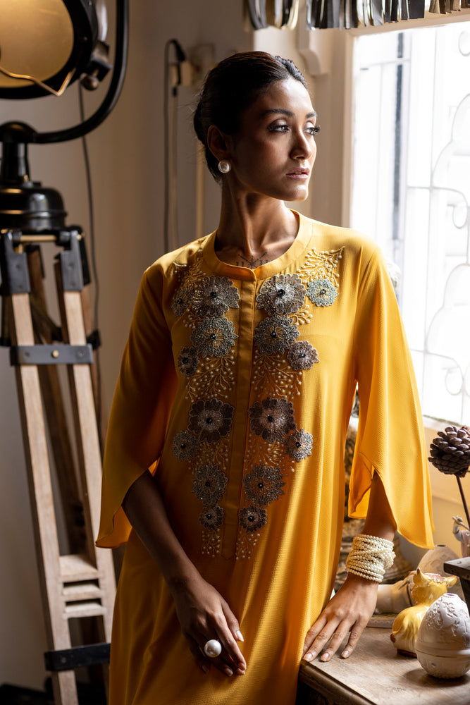 Floral Asymmetric Tunic