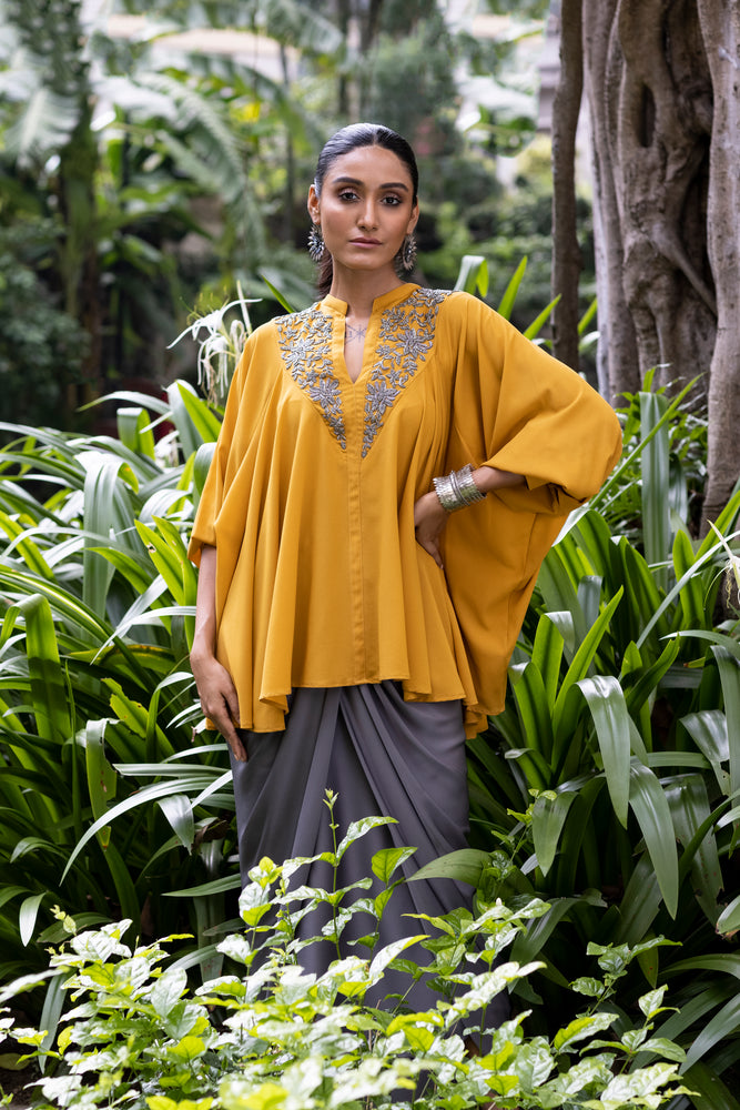 Embroidered Dolman Top