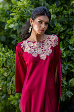 Floral Embroidered Drape