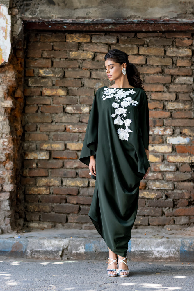 Asymmetric Drape Dress