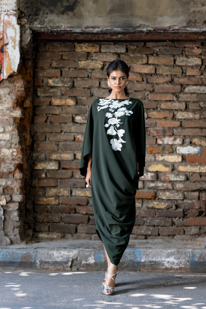 Asymmetric Drape Dress