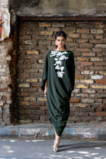 Asymmetric Drape Dress