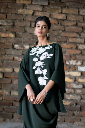 Asymmetric Drape Dress