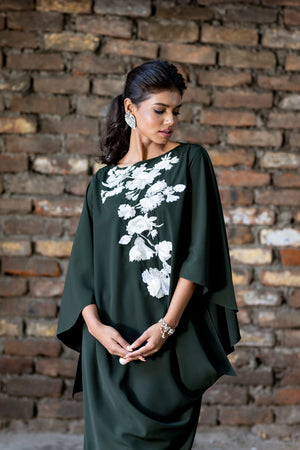 Asymmetric Drape Dress