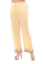 Golden Embroidered Pant