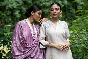 Yolk Embroidered Kurta