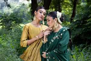 Zardozi Embroidered Dupatta Set