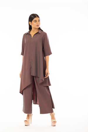 Shirt styled co-ord set