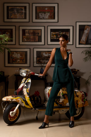 Double Breasted Pant Suit
