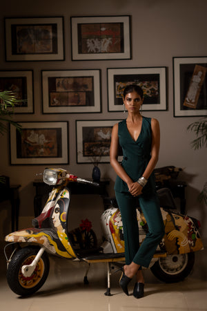 Double Breasted Pant Suit