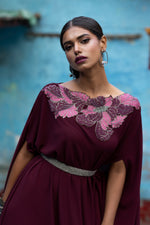 Embroidered Belt Dress