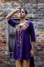 T Embroidered Top