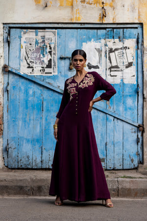 Embroidered Jump Suit