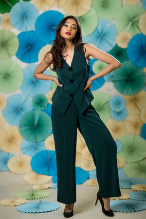 Waist Coat style Pant Suit