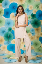 Open Back Pant Suit