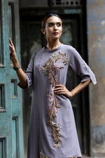 Abstract Cut Embroidered Tunic