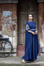 Sleeve Embroidered Drape