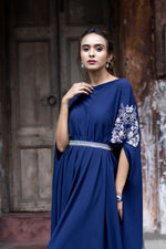 Sleeve Embroidered Drape