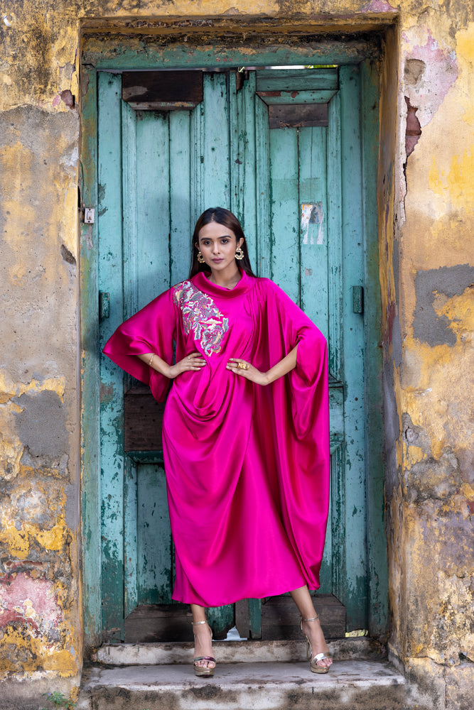 Cowl Neck Dress