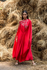 Pleated Drape Dress