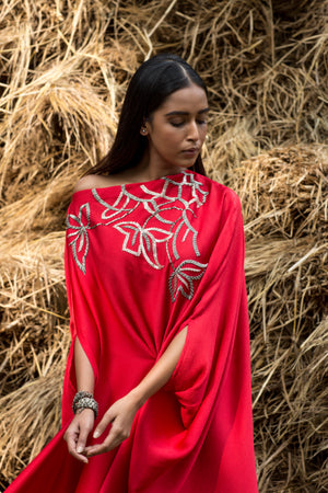 Pleated Drape Dress
