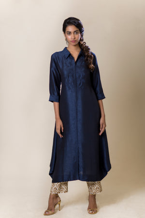 Shirt-styled Long Kurta