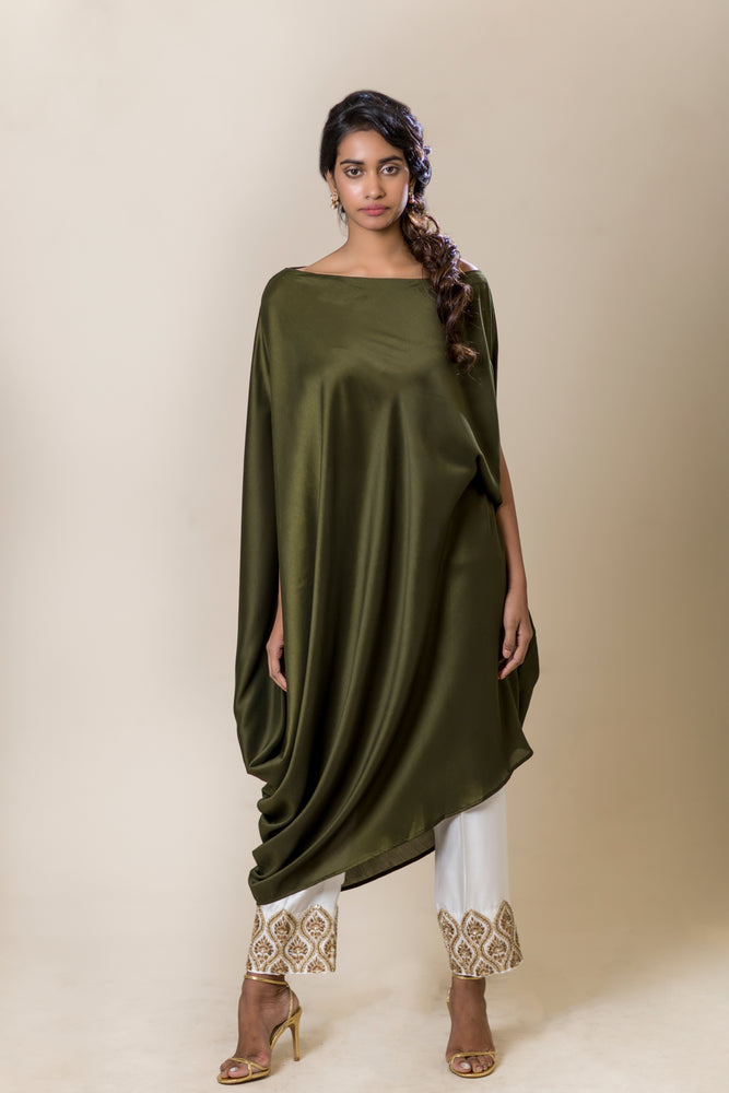 Off-Shoulder Tunic Long