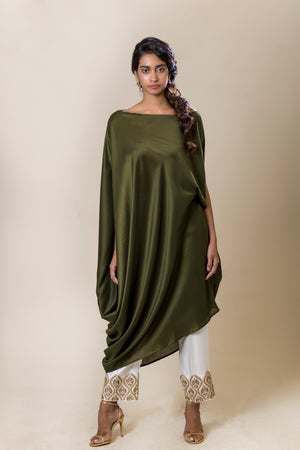 Off-Shoulder Tunic Long