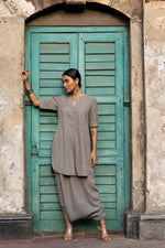 Long Crotch Dhoti Set