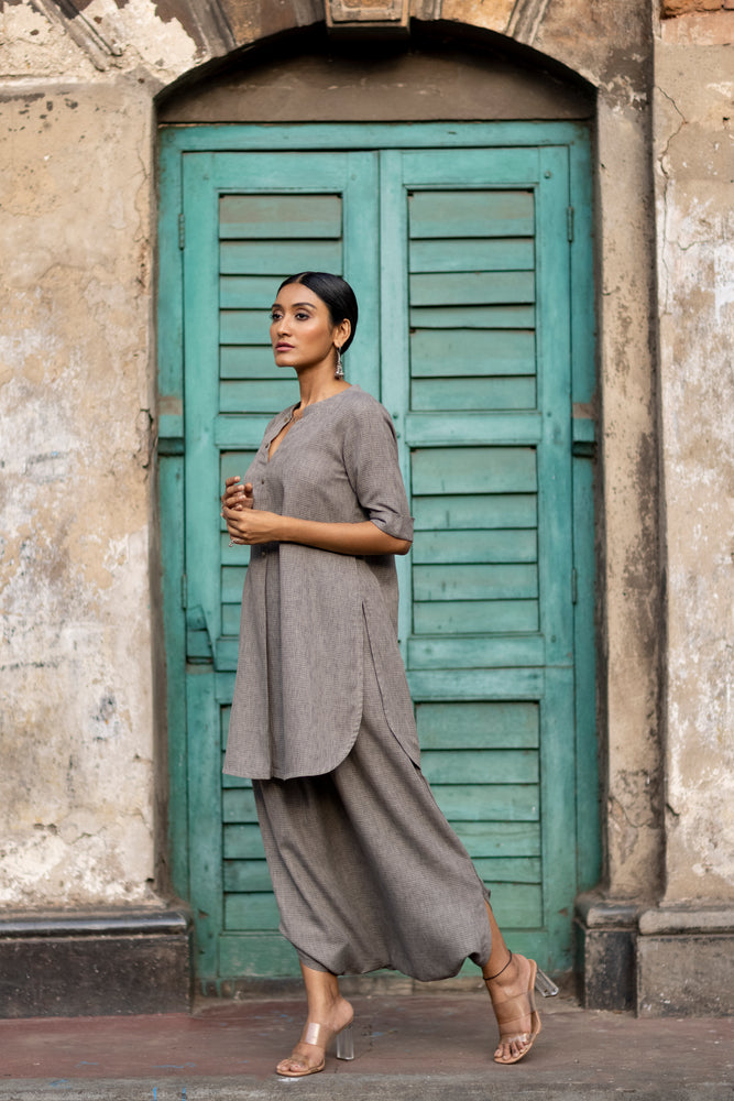 Long Crotch Dhoti Set