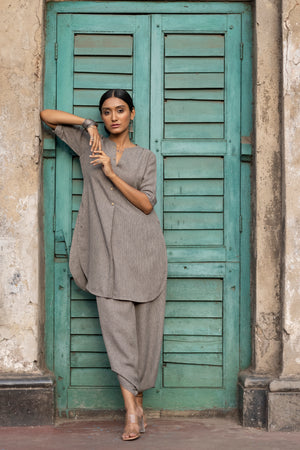 Long Crotch Dhoti Set