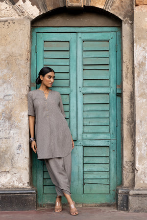 Long Crotch Dhoti Set